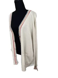 Cárdigan para mujer St. John’s Bay XXL manga larga abedul venta al por menor $54 - Imagen 1 de 18