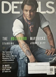 DETAILS Magazine (Dec 2014/Jan 2015) JOHNNY DEPP - Picture 1 of 1