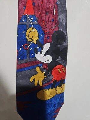 Мужской галстук Mickey Mouse Raining Outside неограниченное количество полиэстер Италия - Изображение 1 из 4