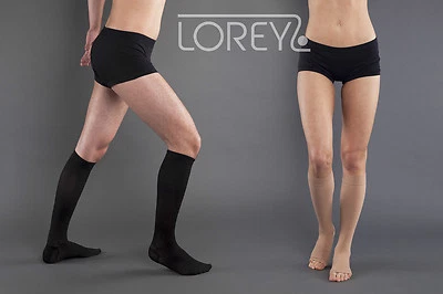LOREY - Kompressionsstrümpfe, Kniestrümpfe AD, Klasse 1, 2 oder 3, Stützstrümpfe