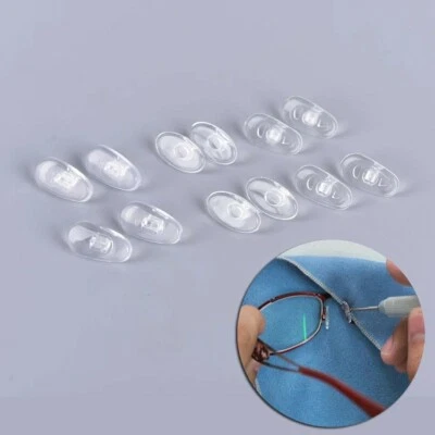 4x Soft Silicone nose pads piece for diy fix repair sunglasses spectacle oakley