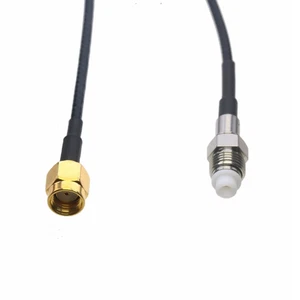 RF coaxial Cable FME Female to RP-SMA male RG316 6"~10FT pigtail GPS TV antenna - Picture 1 of 5