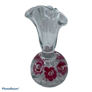 Gibson 1991 Briefbeschwerer & Knospenhalter Kombination Altrosa Farbe Blumen 7 x 3 Zoll - Bild 1 von 12