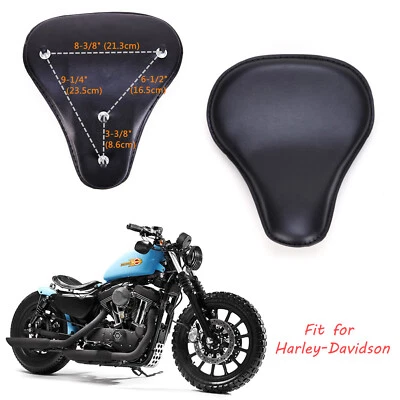 For Suzuki Boulevard C50 / Volusia 800 Motorcycle Driver Seat Leather Black Fit - Image 1 of 4