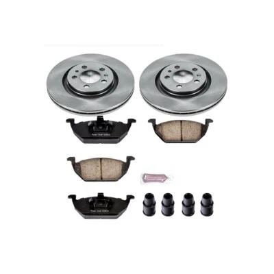 PowerStop Disc Brake Kit - Front - Fits Volkswagen Beetle 1998, Volkswagen Golf - Image 1 of 4