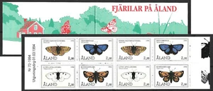 Aland 1994. Butterflies. Booklet, 2 Sc# 78-81, MNH - Picture 1 of 3