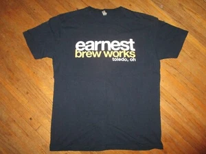 EARNEST BREW WORKS T-SHIRT Toledo Ohio Drink Earnest Beer Craft Brewery LARGE - Bild 1 von 2