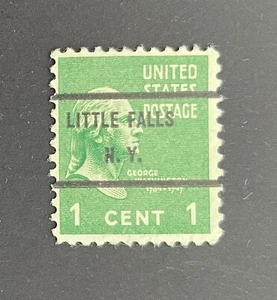 Little Falls, New York Type 71 Precancel - 1 cent Prexie - U.S. #804 - NY - Picture 1 of 1