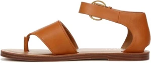 FRANCO SARTO RUTH ANKLE STRAP FLAT SANDALS 8.5 NEW MSRP 99.00 - Picture 1 of 12