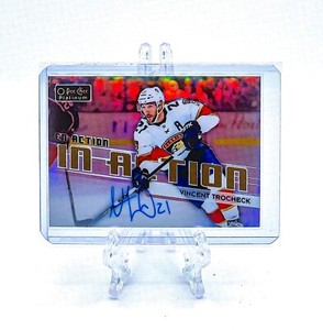 VINCENT TROCHECK 2018 O-Pee-Chee Platinum #IA-14 IN ACTION AUTOGRAPHS PANTHERS