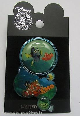 Disney Pin Pics Pin 22729 DLR Finding Nemo Opening Day Pin - Image 1 of 2