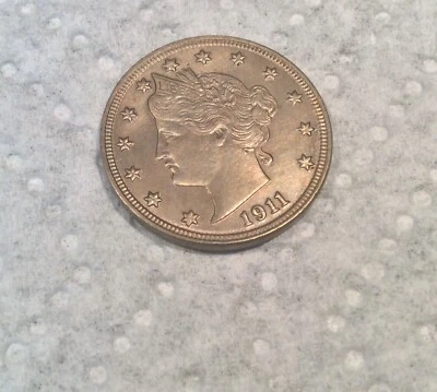 1911P V Nickel Uncirculated High MS W/ Nice Cartwheel - Image 1 of 2