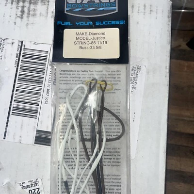 Gas Bowstrings ghost diamond Justice string and cable set brand new (white) - Image 1 of 2