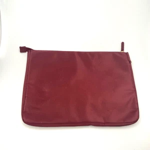 Laptop Sleeve Case 15" or smaller Nylon RED Padded - Picture 1 of 8