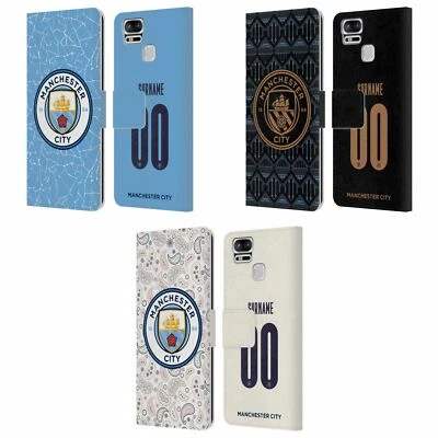 CUSTOM MANCHESTER CITY FC 2020/21 BADGE KIT LEATHER BOOK CASE FOR ASUS ZENFONE - Image 1 of 4