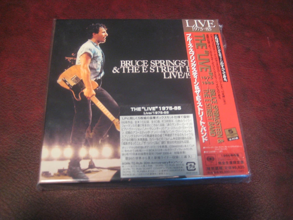 Live/1975-85 by BRUCE SPRINGSTEEN 5 CD JAPAN REPLICA 30TH ANNIVERSARY OBI BOXSET - Image 1 of 1