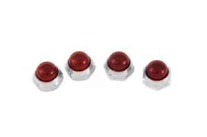 Harley FXR Rocker Arm Shaft End Caps Red FL XL FX FLH HD 7872 V-Twin 12-0525 H5 - Picture 1 of 6