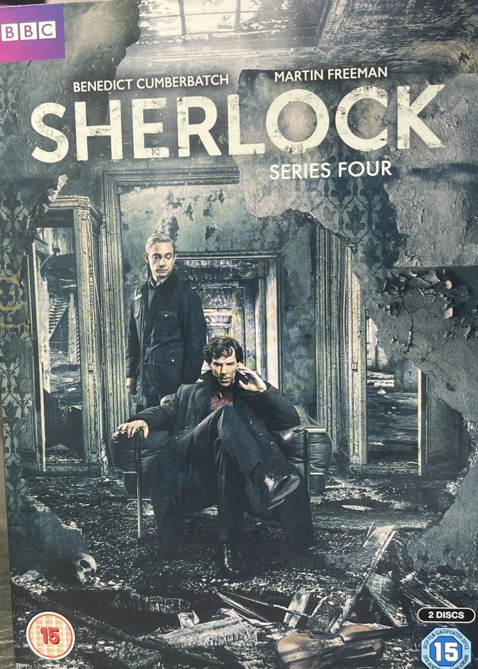 Sherlock: Series 4 DVD (2017) Benedict Cumberbatch cert 15 2 discs ***NEW*** UK - Image 1 of 1