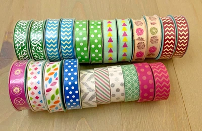 22 Rolls Adhesive Ribbon Studio G ~ 1/2" wide Scrapbooking Crafts - Image 1 of 4
