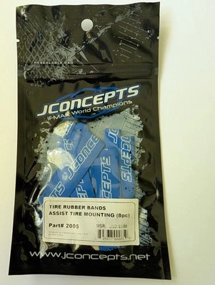 JConcepts Tire Rubber Bands Assist Tire Mounting 8pc #2005 - Image 1 of 2