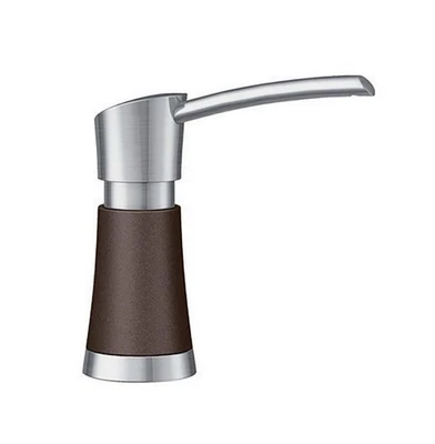 Blanco 442050 Artona Soap Dispenser in PVD Steel/Cafe Brown - Image 1 of 4