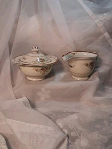 Sone China Creamer and Covered Sugar Bowl Made in Occupied Japan - Picture 1 of 24