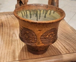 RAYMOND GALLUCCI Modernist Art Pottery Vase Rich Color Beautiful Design Depth - Picture 1 of 12