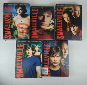 Smallville DVD Lot Season 1 2 3 4 5 Superman DC CW Series TV Show *AS IS* - Picture 1 of 5