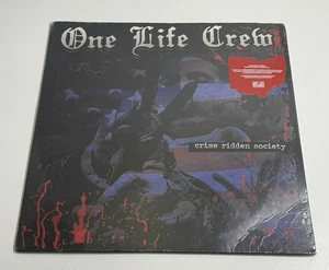 One Life Crew - Crime Ridden Society - Vinyl LP Reissue Red 2023 SEALED - Imagen 1 de 24