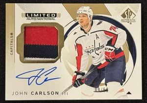 Materiales automáticos limitados auténticos Sp Upper Deck 2024-25/50 John Carlson - Imagen 1 de 2