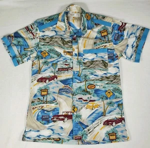 DISNEYLAND MULHOLLAND MADNESS CAST MEMBER SHIRT RARE EMPLOYEE REFLECTIVE UNIFORM - Picture 1 of 18