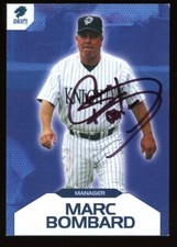 2007 Charlotte Knights MARC BOMBARD Signed Card autograph AUTO WHITE SOX