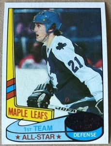 BORJE SALMING 1980-81 TOPPS 1st TEAM ALL-STAR Card #85 NM-MT Condition - Picture 1 of 2