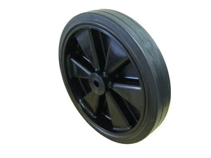 schwarze thermoplastische Gummiräder ø 400x70 mm, Rola ø 25mm, 500Kg - Bild 1 von 1