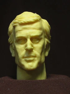 A-2 Robert Redford CUSTOM RESIN UNPAINTED HEAD SCULPT Action figures 1/6 Scale - Picture 1 of 2