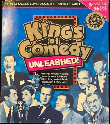 Kings of Comedy Unleashed 5 Cassette Case Limited Edition Used 40s Radio NO BOOK - Image 1 of 2