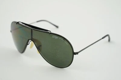 Gafas de sol Wings Bausch & Lomb B&L escudo negro vintage Ray-Ban ¡solo marcos! Foto 1 de 4