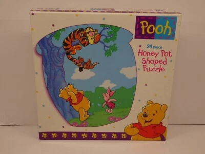 Rompecabezas de colección Disney Winnie the Pooh para niños HONEY POT Tigger Piglet Foto 1 de 4