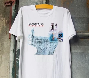 Camiseta Radiohead OK Computer Rock Band Unisex Blanca Talla S-5XL - Imagen 1 de 7