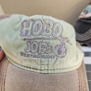 Hobo Joe's Restaurant Hat Cap Green/Brown Adjustable Strap Back Platinum Series - Picture 1 of 8
