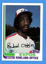 1982 Topps #479 Rowland Office Montreal Expos