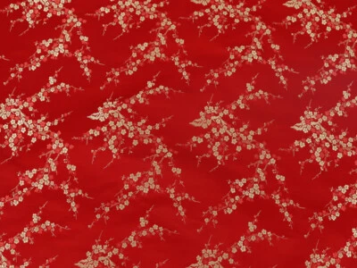 Material brocado floral de 1 yarda*75 cm para ropa hecho a mano brocado tela viscosa Foto 1 de 4