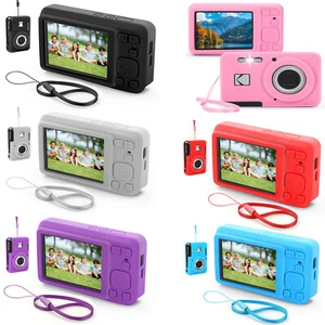 For KODAK PIXPRO FZ55 Digital Camera Silicone Protective Case Cover with Lanyard - Picture 1 of 20