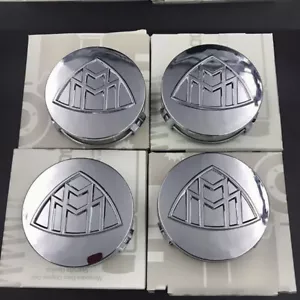 4pcs FOR Mercedes Benz Maybach Wheel S400S600 Center Hub Cap Cover Logo Emblem - Picture 1 of 2