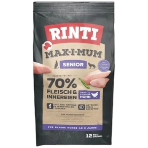 Hundefutter Rinti MAX-I-MUM Senior Trockenfutter für Hunde mit Huhn 12Kg - Bild 1 von 2