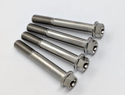 Triumph Street Triple 765R 765RS Titanium front brake caliper bolts 17-21 Ti hex - Image 1 of 4