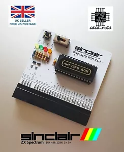 Cartucho de prueba de diagnóstico ZX Spectrum 16k 48 128 k - ROM de prueba externa - Imagen 1 de 7
