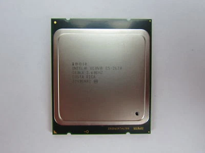 Intel Xeon E5-2670 2.6GHz 20MB L3 8-Core 8.0GT/s 115W LGA2011 SR0KX - Image 1 of 2