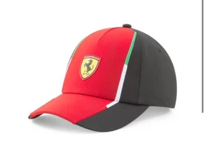 Scuderia Ferrari F1 PUMA 2023 Team Low Curve Brim Snapback Hat Cap Red New - Picture 1 of 3