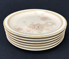 Denby Sandalwood Bread Plates Stoneware Handcrafted Beige Speckle Set of 6
